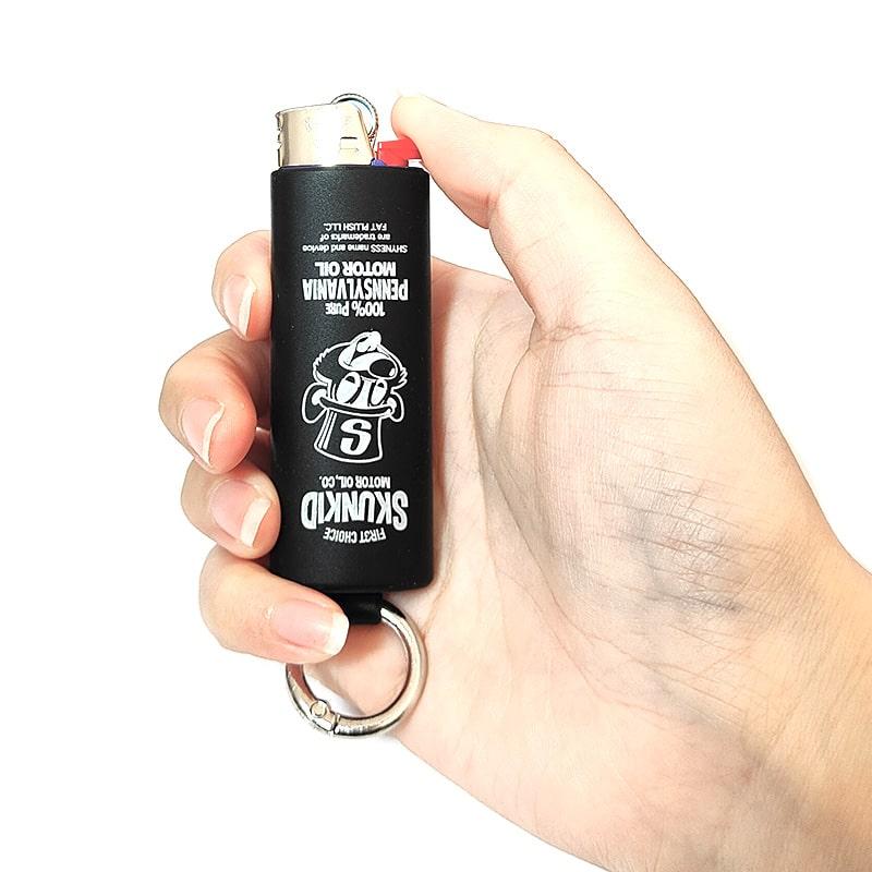 アメリカン レトロ ライターケース おしゃれ ライターカバー ブラック