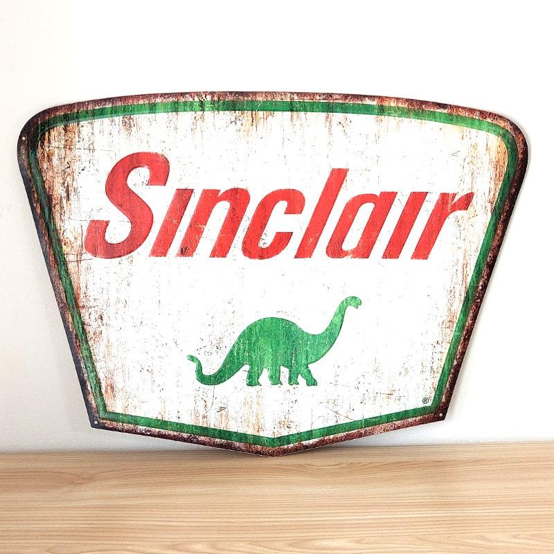 アメリカン レトロ ダイカットメタルサイン シンクレア ブリキ看板
