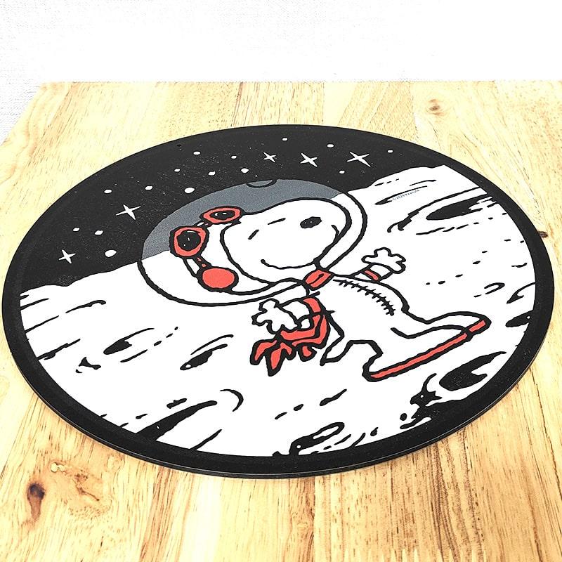 SNOOPY（スヌーピー） ブリキ看板 かわいい ラウンドメタルサイン