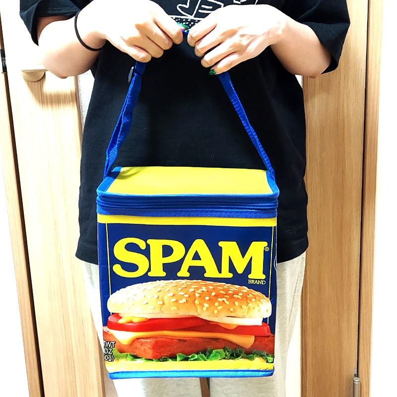 アメリカン レトロ クーラーバッグ SPAM 保冷バッグ 可愛い 雑貨
