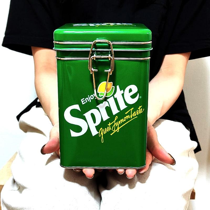 アメリカン レトロ 小物入れ スプライト 角型 キャニスター かわいい