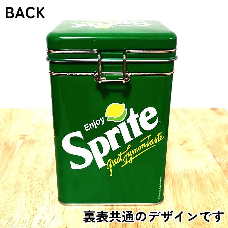 アメリカン レトロ 小物入れ スプライト 角型 キャニスター かわいい
