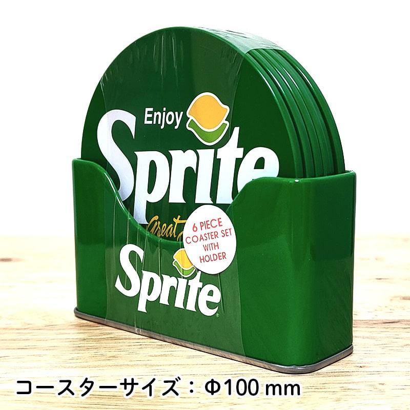 アメリカン レトロ スプライト ティンコースター セット 6枚入り