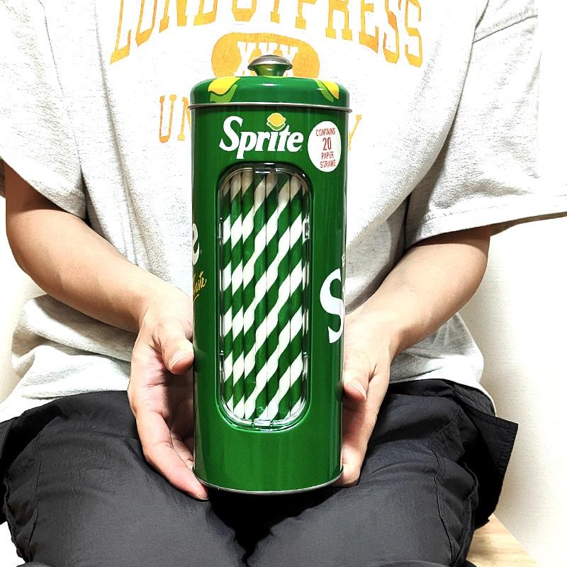 スプライト ストローディスペンサー 可愛い 小物入れ ストローケース