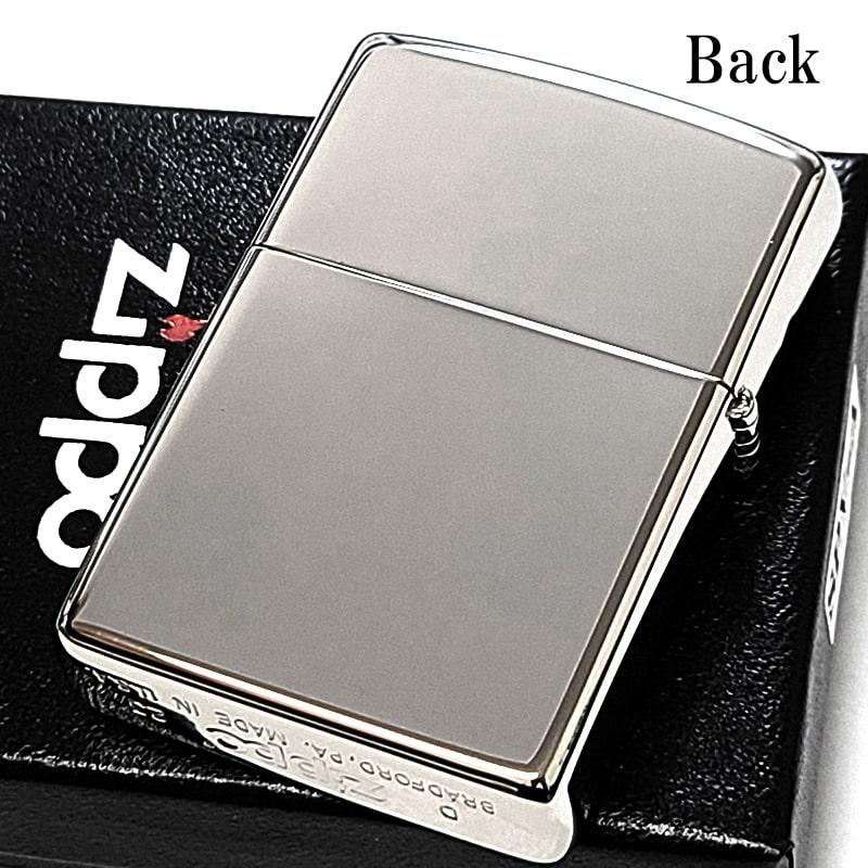 ZIPPO（ジッポー） イニシャル A ライター 鏡面シルバー V刃彫刻