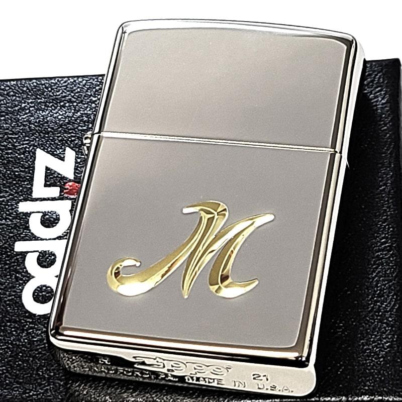 ZIPPO（ジッポー） イニシャル M ジッポ ライター シンプル かっこいい