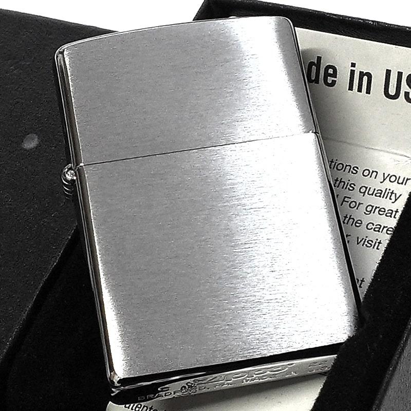 ZIPPO（ジッポー） ライター スタンダード シルバーサテン 無地 ジッポ