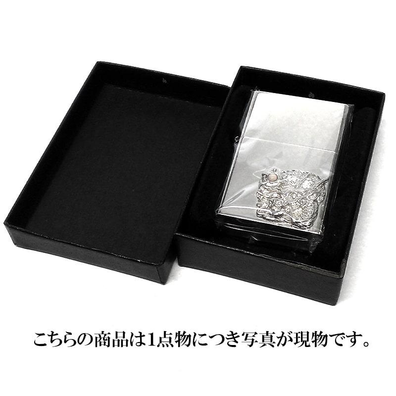スターリングシルバー950彫金花彫 純銀オイルライター｜雰囲気抜群・ジャンク扱い 工芸品
