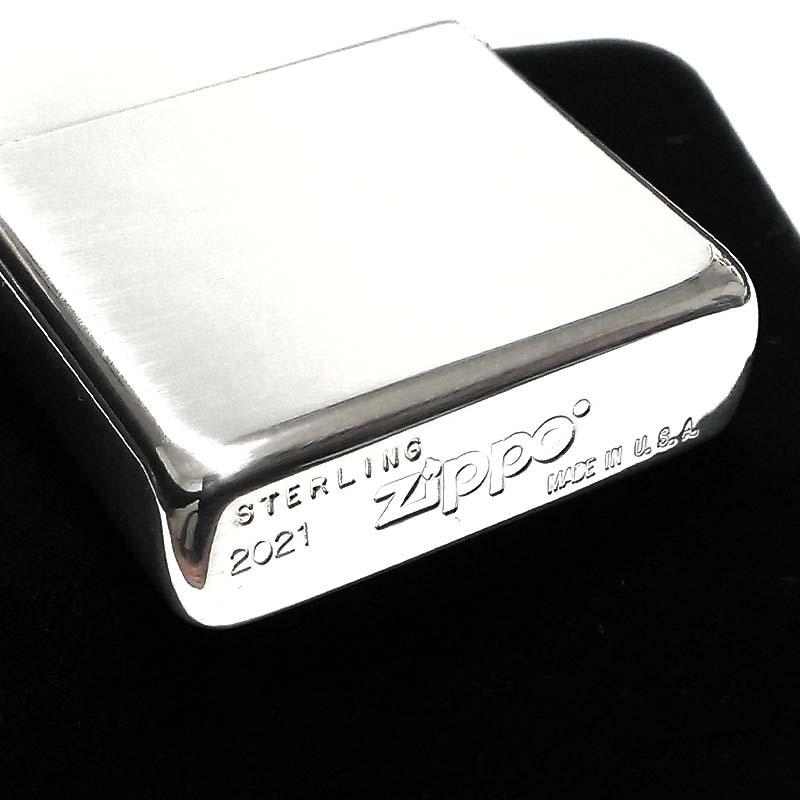 ZIPPO 純銀 スターリングシルバー 天然ルビー ジッポ ライター