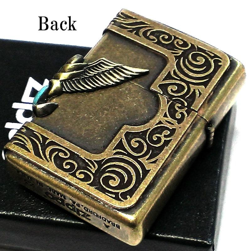 ZIPPO（ジッポー） ライター ストーンウイングメタル 天然石