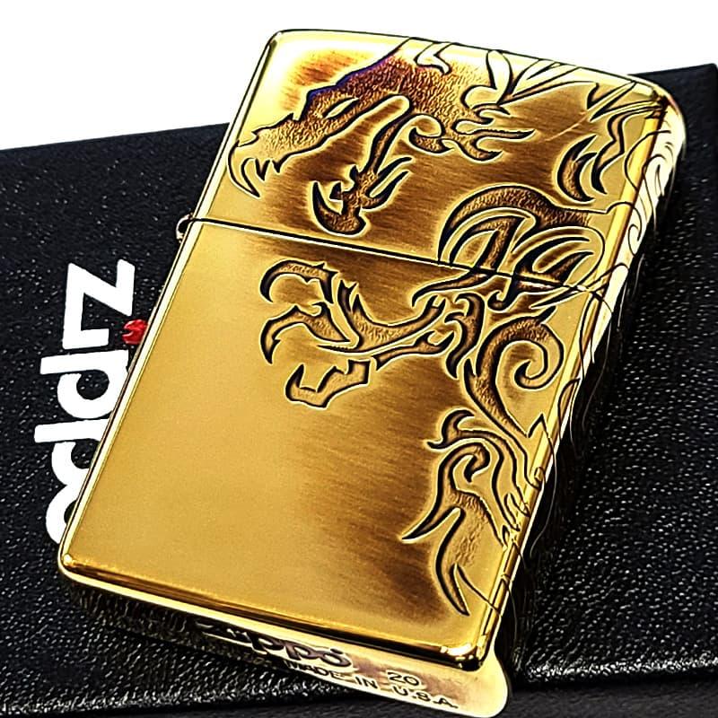 ZIPPO（ジッポー） ライター 一点物 和柄 ジッポ 2020年製 古美仕上げ