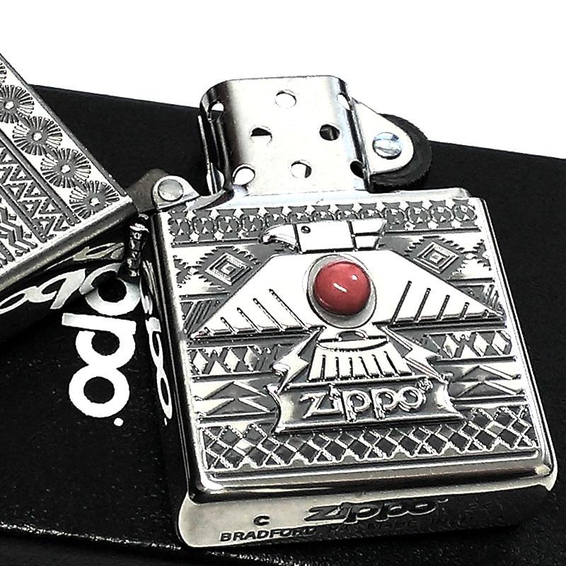 ZIPPO サンダーバード 御守り ジッポ ライター レッドストーン 赤 エッチング彫刻 シルバーイブシ 珍しい お守り メンズ ギフト｜hayamipro｜04