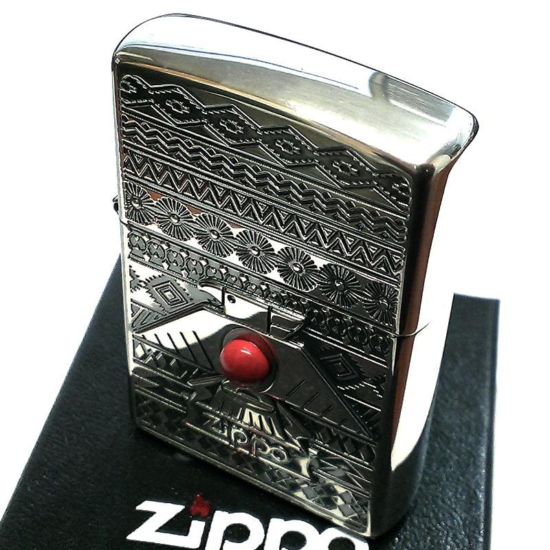 ZIPPO サンダーバード 御守り ジッポ ライター レッドストーン 赤 エッチング彫刻 シルバーイブシ 珍しい お守り メンズ ギフト｜hayamipro｜06