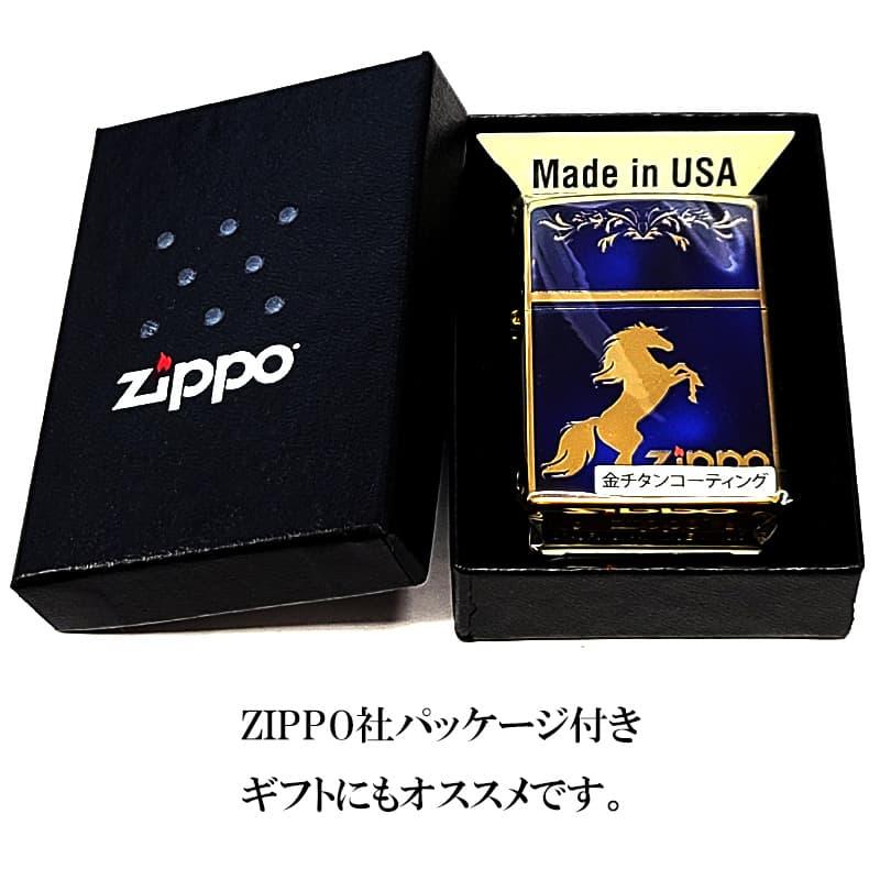 ZIPPO（ジッポー） ライター チタンホース ジッポ ロゴ 馬 彫刻