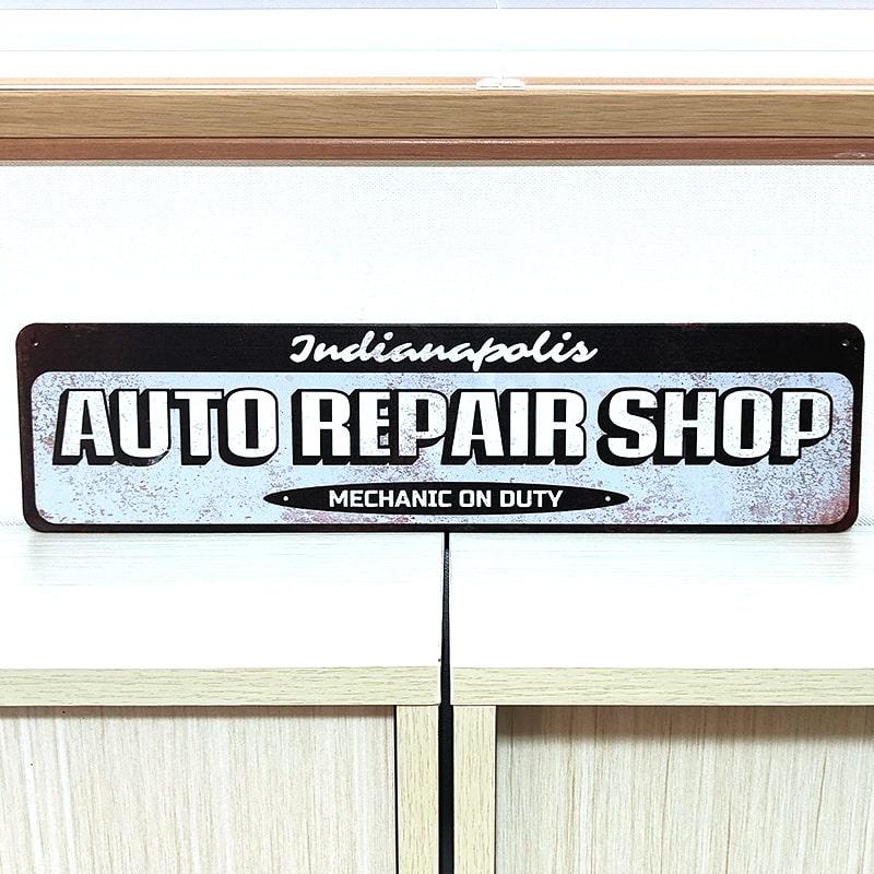 アメリカン レトロ ブリキ看板 ティンサイン ガレージ AUTO