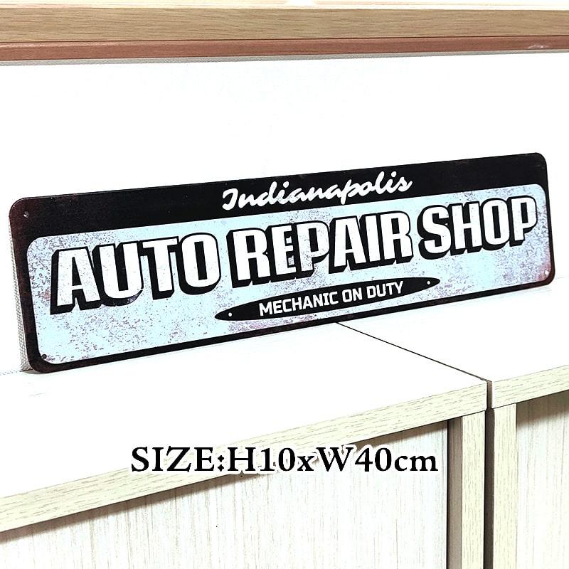 アメリカン レトロ ブリキ看板 ティンサイン ガレージ AUTO
