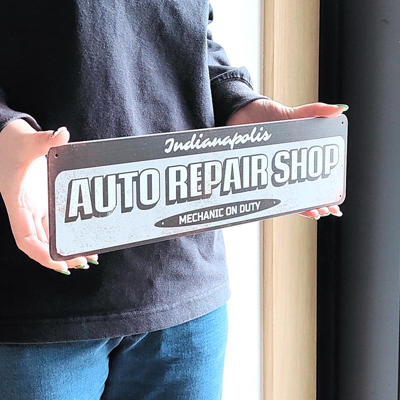 アメリカ ブリキ ティンサイン アンティーク看板 TINサイン レトロ ブリキ看板 サイン サービスカー レディ 70