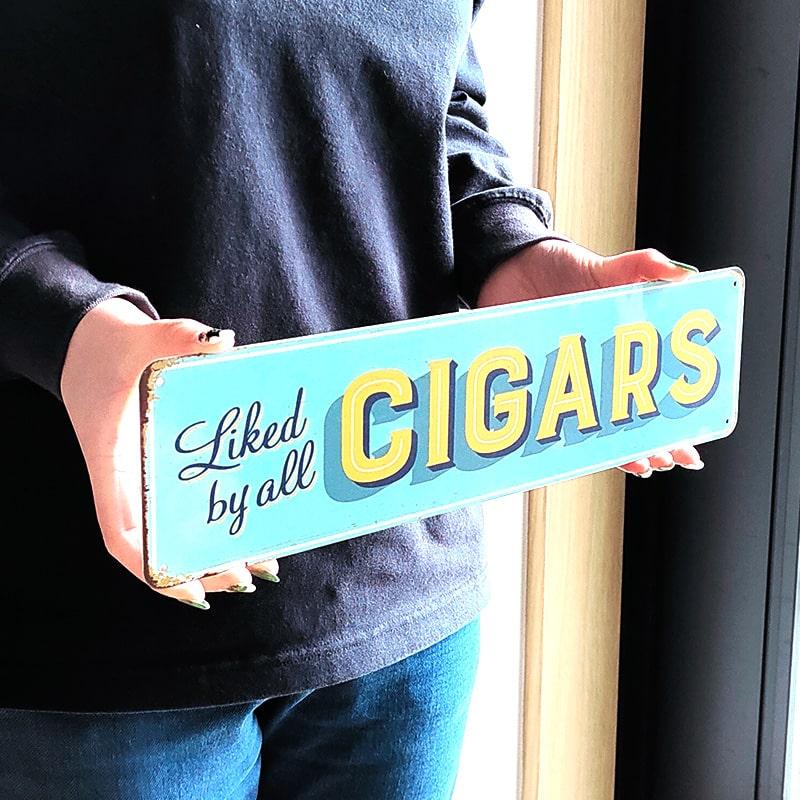 アメリカン レトロ ブリキ看板 おしゃれ アンティーク CIGARS ティン