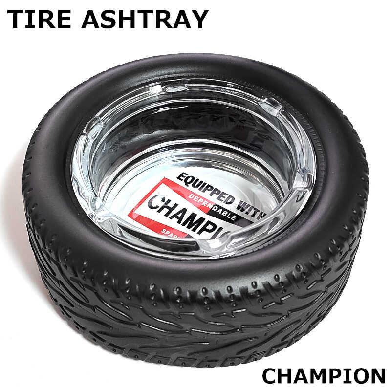 新品未開封ワコマリア　ウルフズヘッド　スネークアッシュトレイ　灰皿 Champion（チャンピオン） 卓上灰皿 ガラス製 タイヤ アッシュトレイ