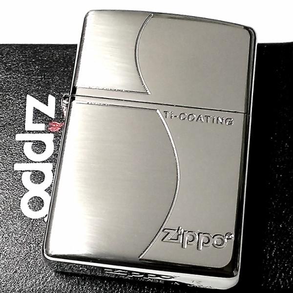 シルバーチタニウムコーティング ZIPPO ライター シルバー 銀チタンZ