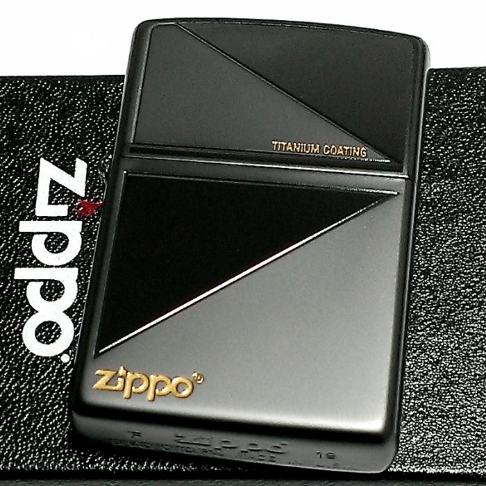 ZIPPO（ジッポー） ライター ジッポ ブラック グレー チタン加工 鏡面