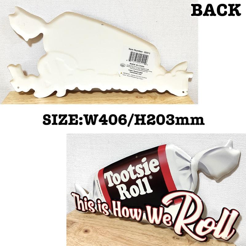 アメリカン レトロ ブリキ看板 エンボスメタルサイン Tootsie