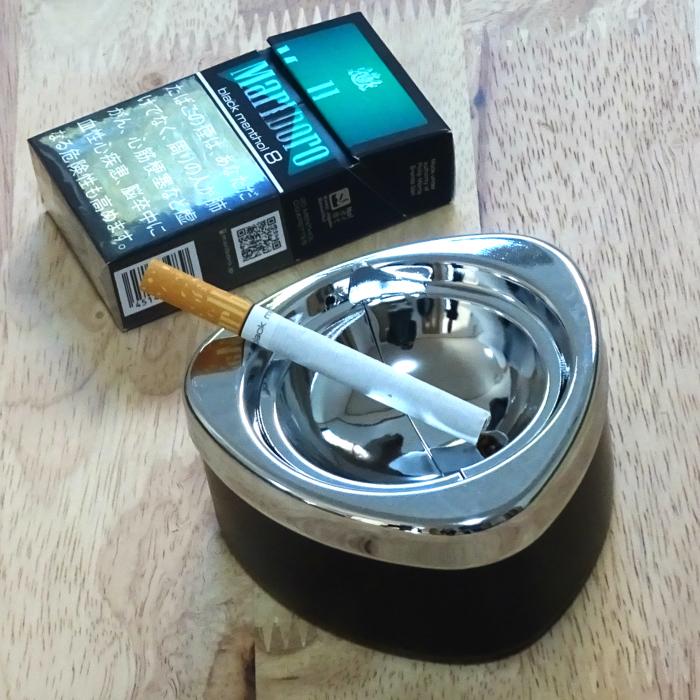 卓上灰皿 PA トライアングルプッシュ灰皿 おしゃれ 灰皿 インテリア