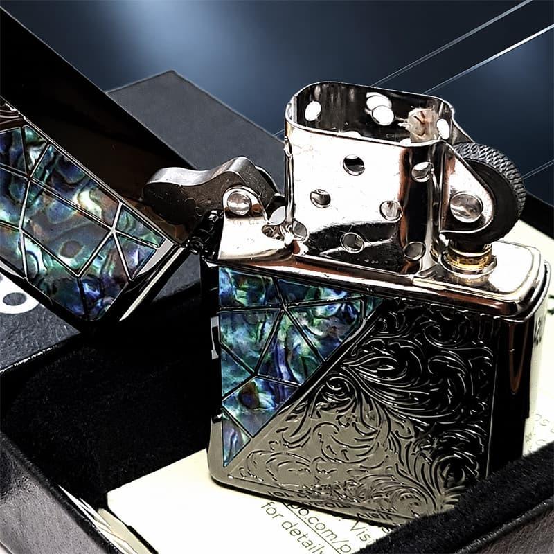 ZIPPO（ジッポー） アラベスク シェル模様 トライアングル ジッポ