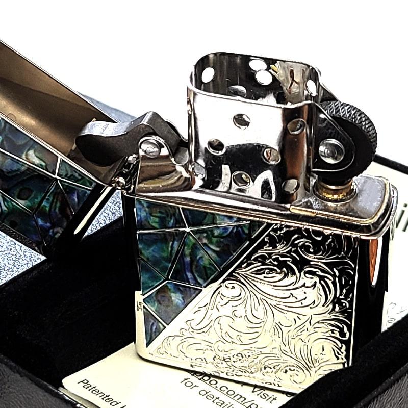 ZIPPO（ジッポー） ライター アラベスク シェル模様 おしゃれ ジッポ