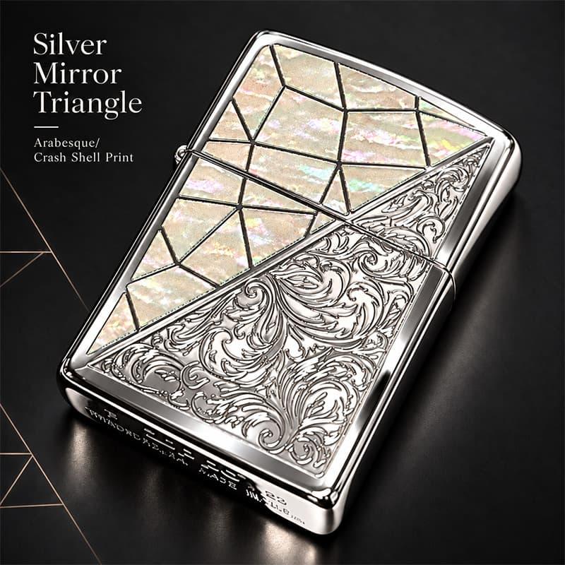 ZIPPO（ジッポー） ライター トライアングル アラベスク ホワイト