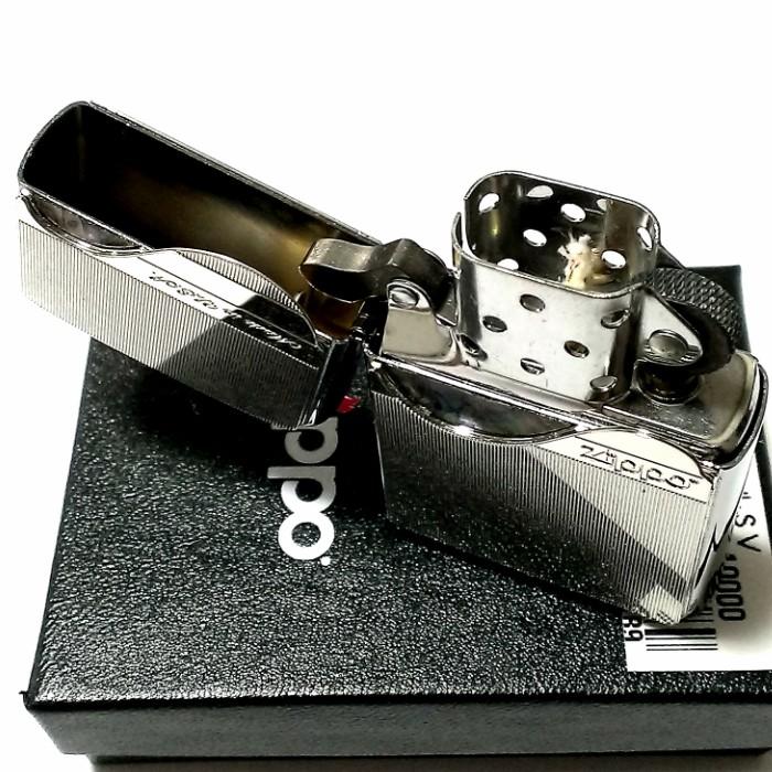 ZIPPO ライター 限定 トリックシェル ジッポー シルバー