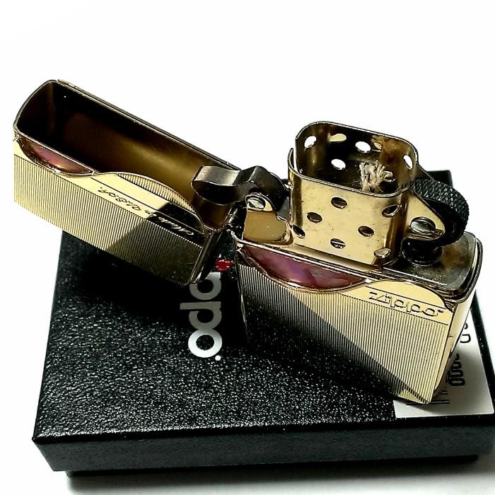 ZIPPO ライター 限定 トリックシェル ジッポー ゴールド