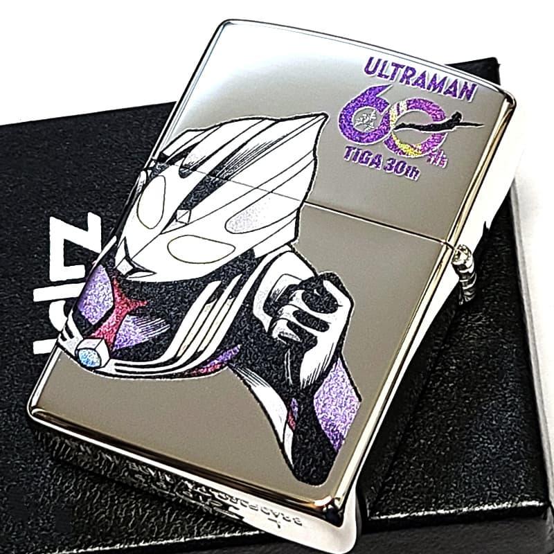 ジッポー ライター1996年製 ウルトラマン 30th スタイリングシルバー ZIPPO（ジッポー） ライター ウルトラマンティガ 30周年記念 三面連続