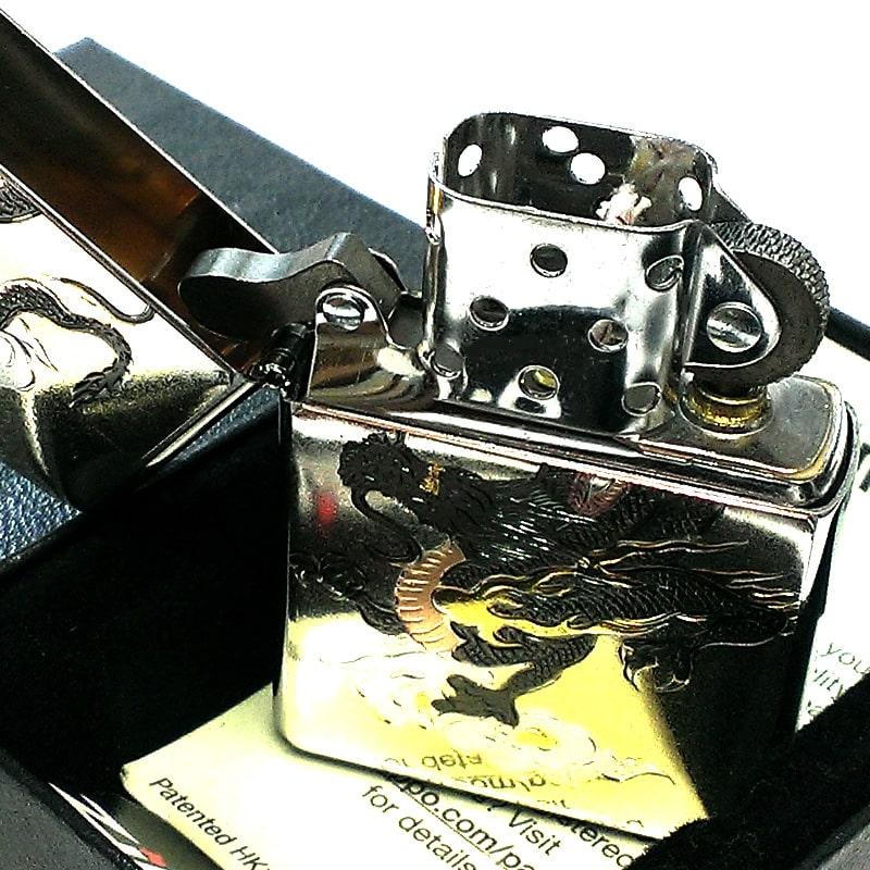 ZIPPO（ジッポー） 和柄 雲竜 かっこいい 龍 彫刻 ジッポ ライター