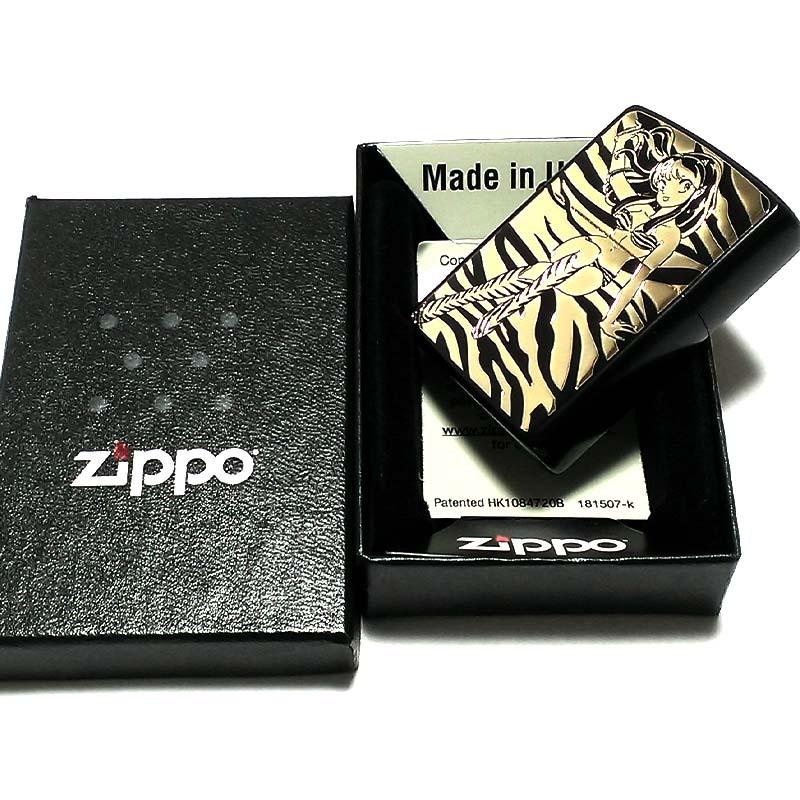 ZIPPO（ジッポー） ライター うる星やつら ブラック＆ゴールド ジッポ