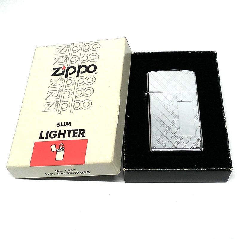 ZIPPO（ジッポー） ヴィンテージ 1980年製 一点物 レア スリム ジッポ