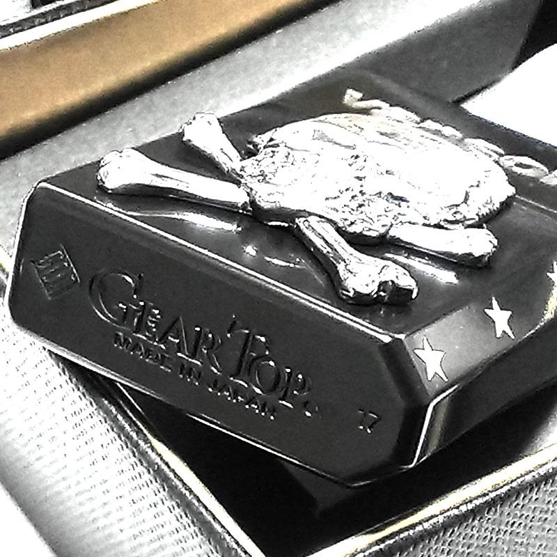 オイルライター バンソン×ギアトップ 日本製 ライター ドクロ ブランド