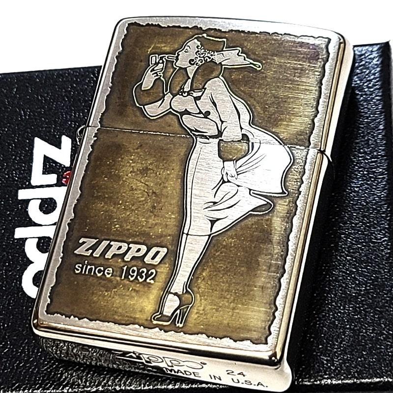 ZIPPO（ジッポー） ライター ウィンディ ビンテージ加工 ジッポ ロゴ