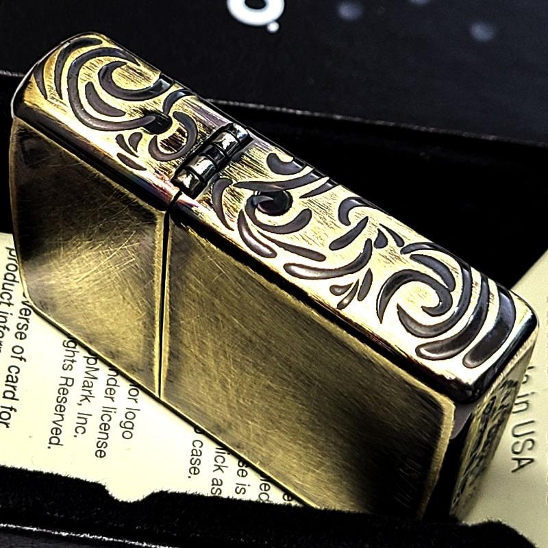 170590 現状品 ZIPPO ジッポ ZIPPO アーマー SOLID BRASS 2020年 真鍮 ライター [1000027776659] Zippo ジッポー アーマー 無地 真鍮無垢 ブラス つや消し ブラッシュド