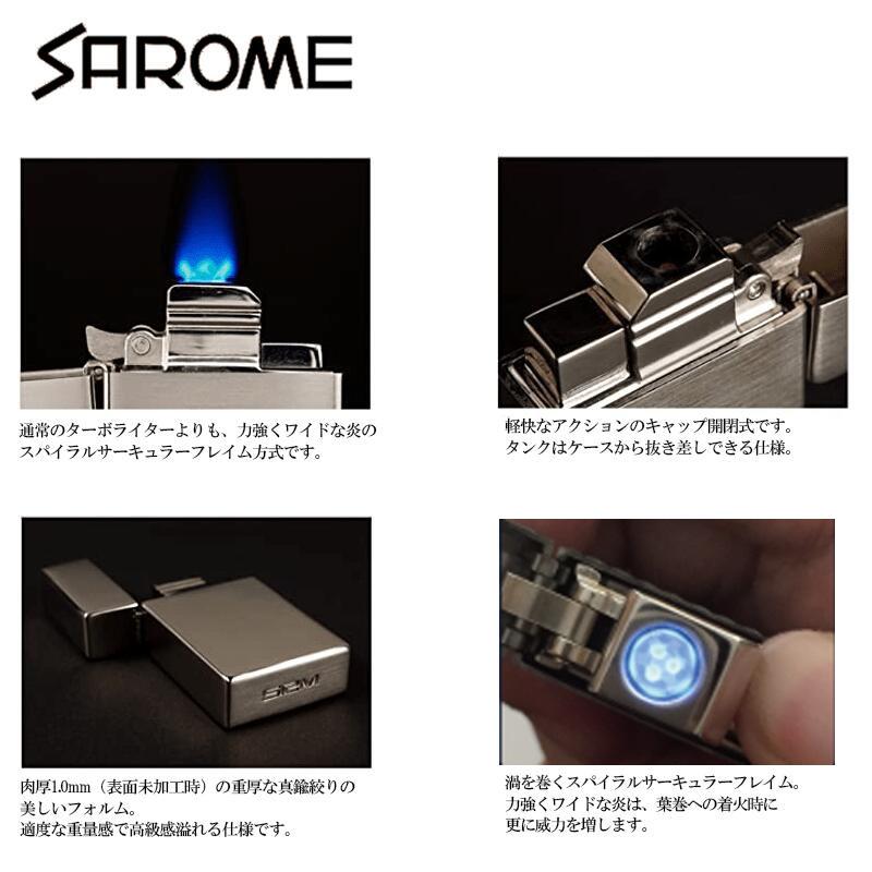 訳あり特価 ガスライター サロメ ネオ SAROME NEO ビンテージスタイル ブラス スパイラルサーキュラーフレイム SRM 廃盤品 絶版｜hayamipro｜06