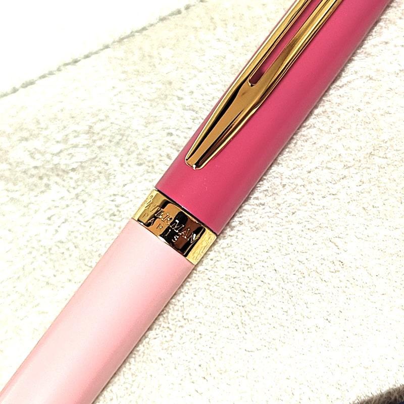 WATERMAN ピンク 万年筆 専用ケース付き WATERMAN（ウォーターマン） 万年筆 美しい メトロポリタン