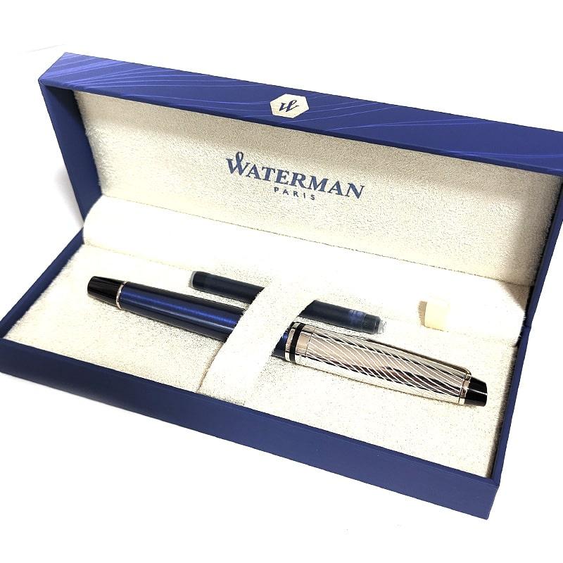 WATERMAN 万年筆 美しい ウォーターマン メタリックブルーCT WATERMAN 万年筆 美しい ウォーターマン メタリックブルーCT