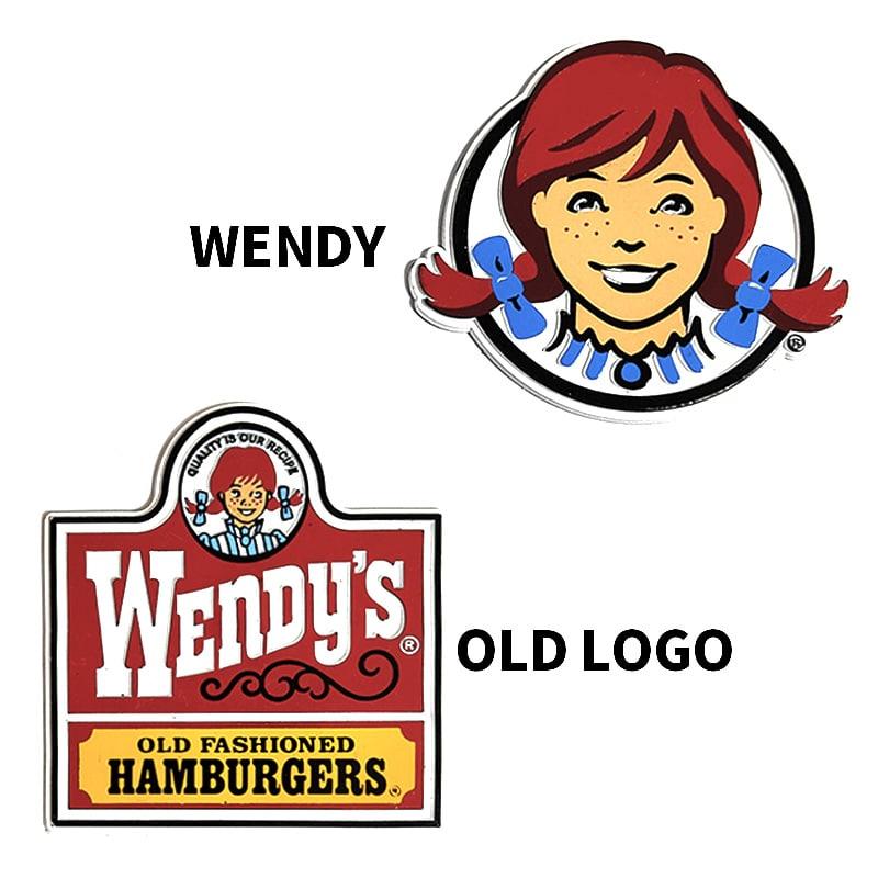 アメリカン レトロ マグネット Wendys ロゴ キャラクター 女の子
