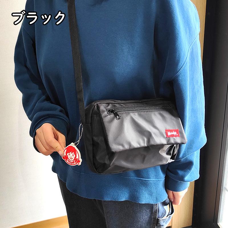 GW限定価格 ロゴショルダーバッグ 軽量 未使用 ベージュ ウェンディーズ マルチショルダーバッグ おしゃれ Wendy's かばん