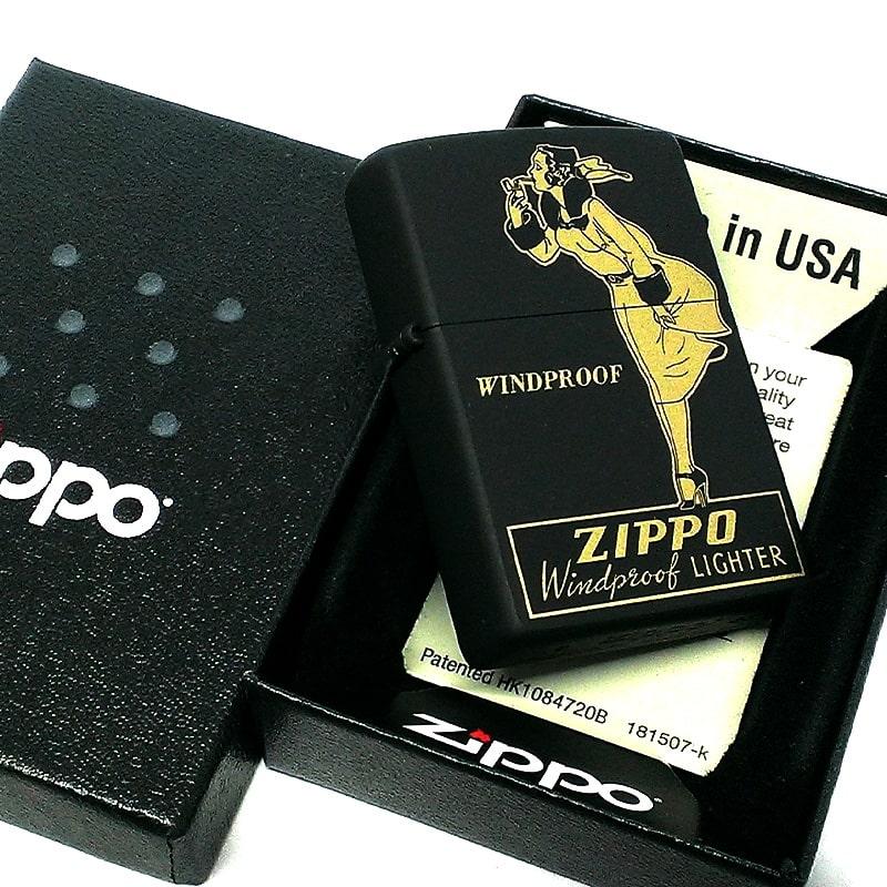 ZIPPO（ジッポー） ジッポ ライター ウィンディガール 黒金 ZIPPO社