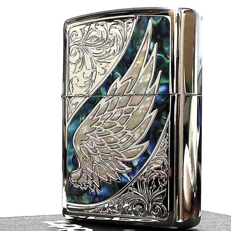 ZIPPO（ジッポー） ライター 天使の羽 ウイング ジッポ グリーン