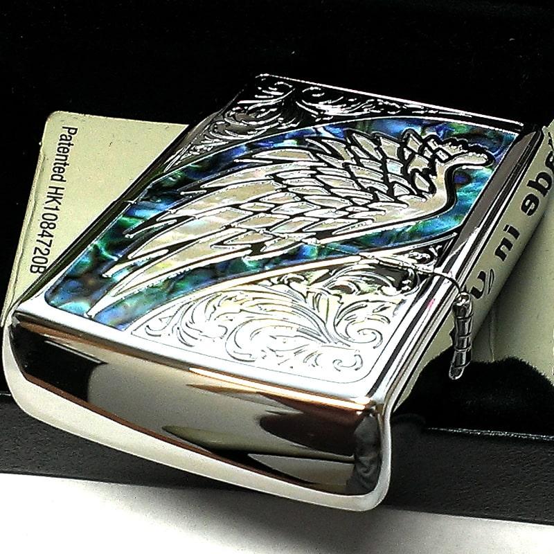 ZIPPO（ジッポー） ライター 天使の羽 ウイング ジッポ グリーン