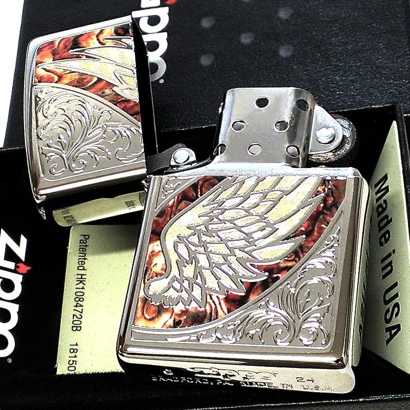 ZIPPO（ジッポー） ウイング 天使の羽 ジッポ ライター マーブル 