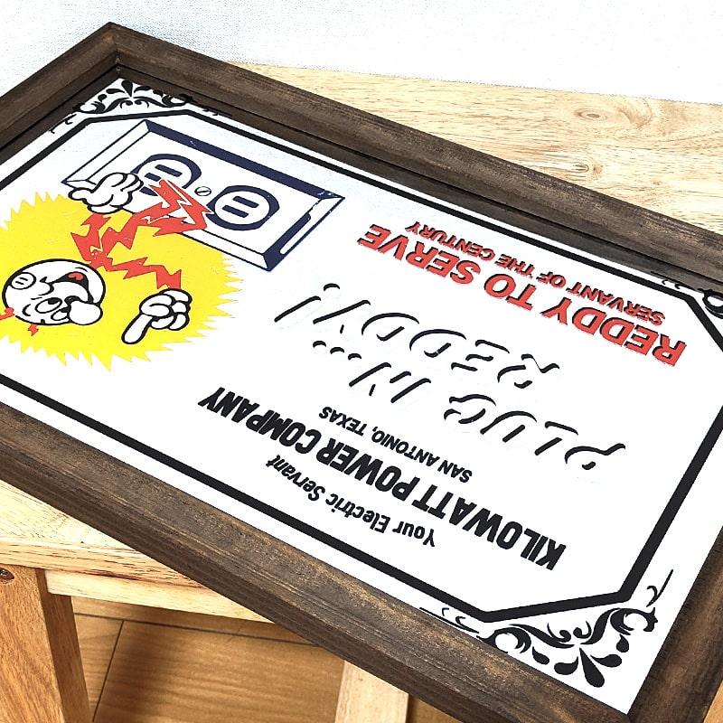 パブミラー 木製 レディキロワット アメリカン 雑貨 鏡 FEPC パブミラー 木製 レディキロワット アメリカン 雑貨 鏡 FEPC
