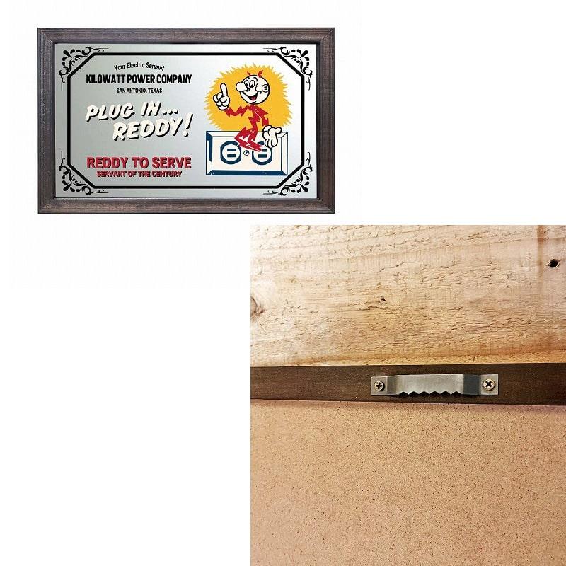 パブミラー 木製 レディキロワット アメリカン 雑貨 鏡 FEPC パブミラー 木製 レディキロワット アメリカン 雑貨 鏡 FEPC